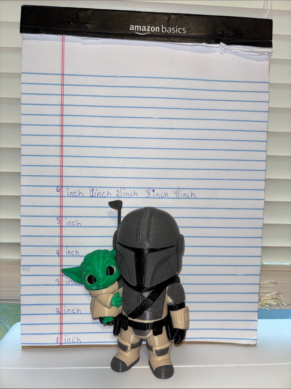 Mandalorian with Grogu model
